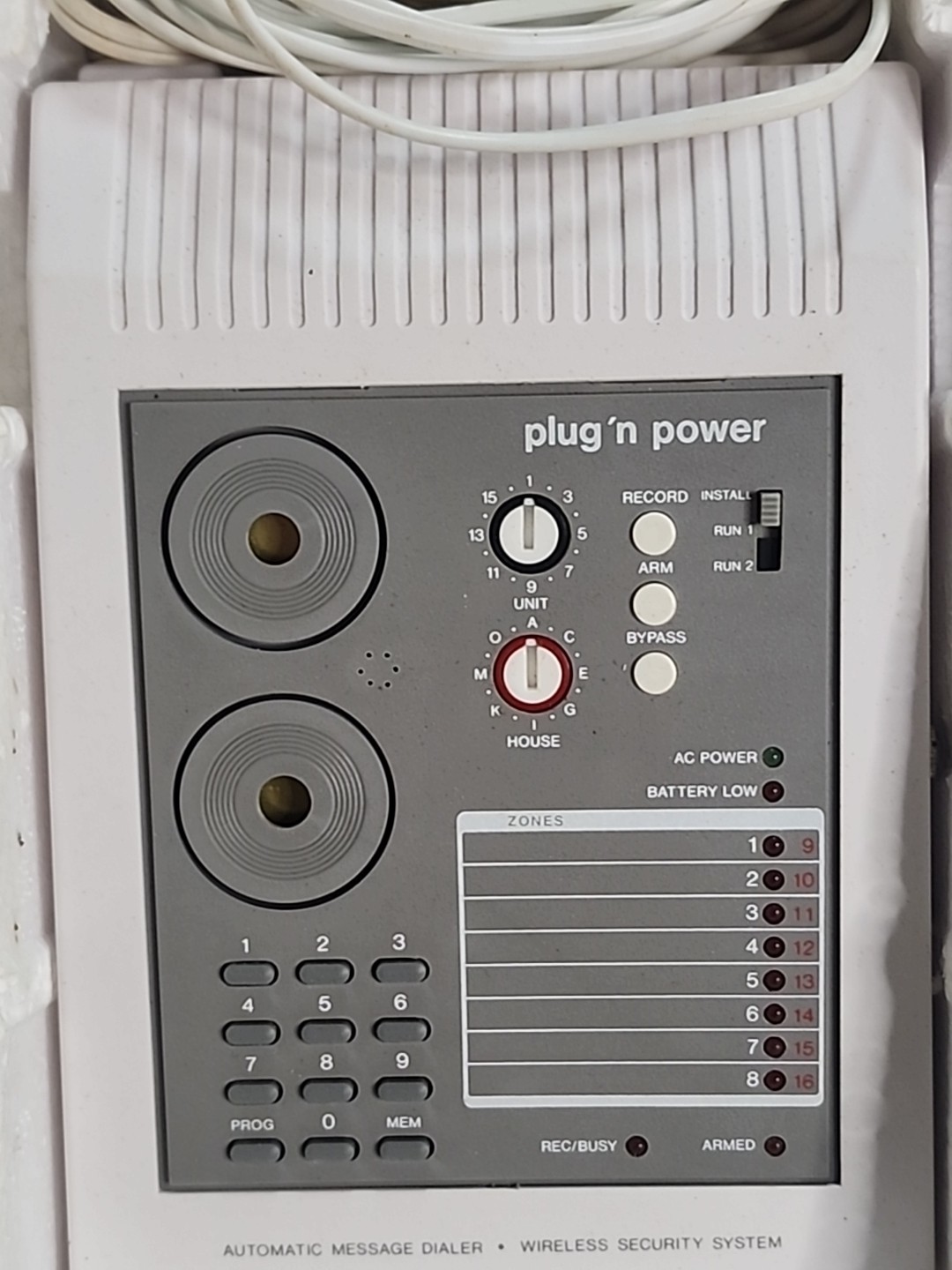 Vintage Radio Shack Wireless Home Security System w/ Phone Dialer 61-2610 (BT3)
