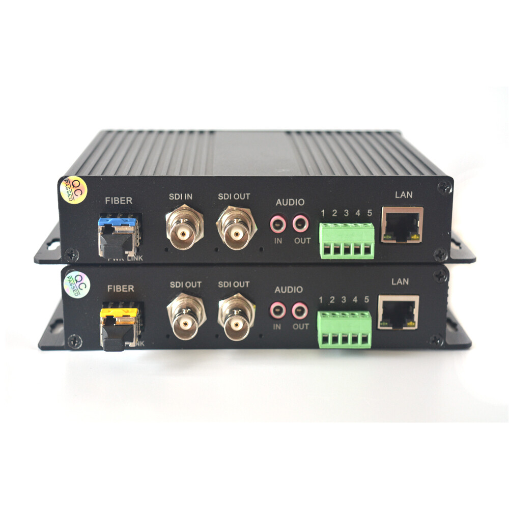 3G-SDI Ethernet over Fiber Optic Media Converter SM up 20Km for SDI Camera CCTV