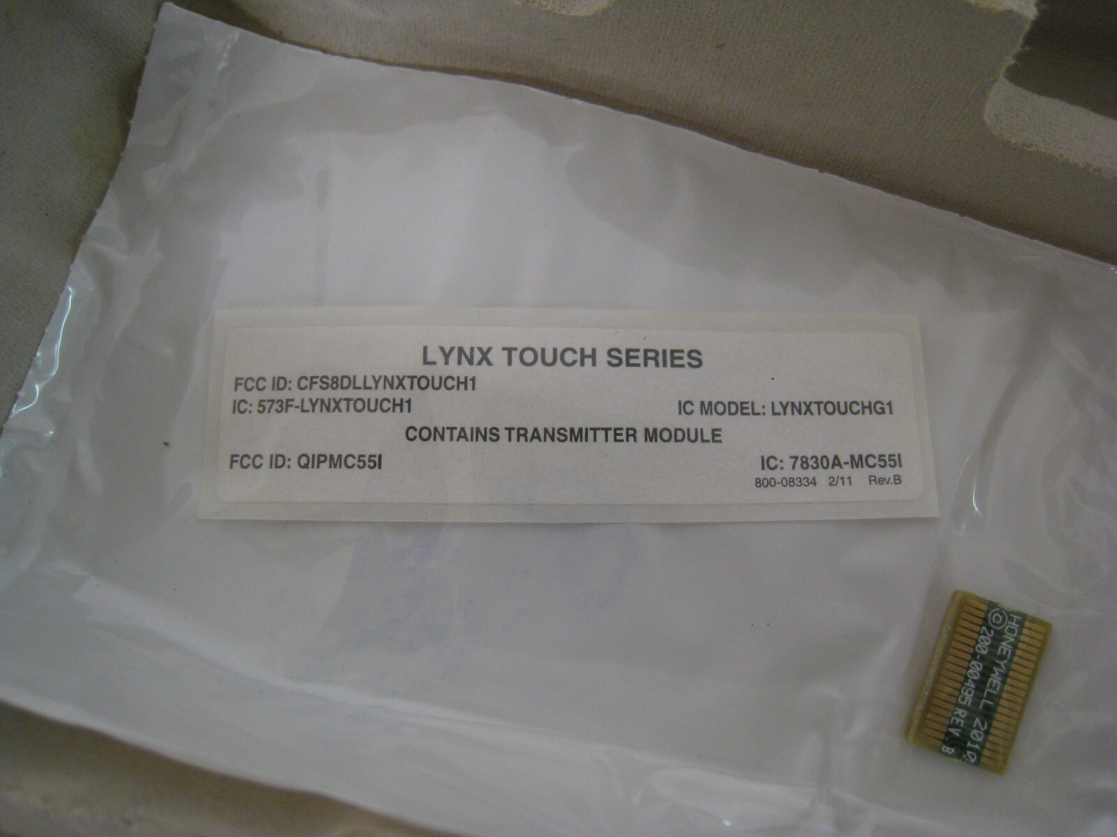 New Honeywell GSMVLP5 AlarmNet Lynx Touch Cellular Alarm Monitoring Communicator