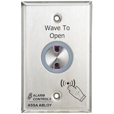 Alarm Controls Nts-1 Exit Motion Sensor, Single Gang, Silver