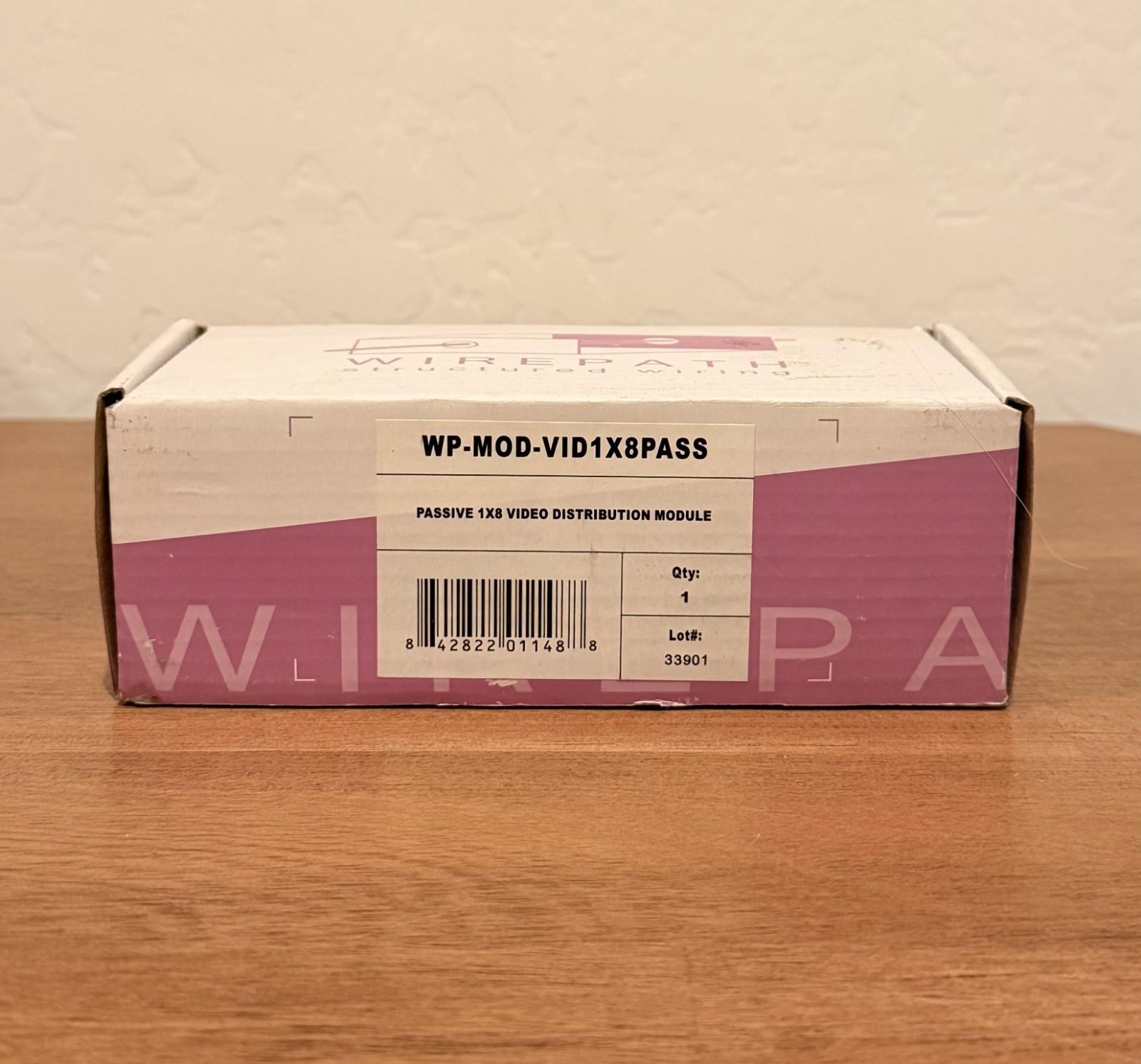 Wirepath WP-MOD-VID1X8PASS Passive 1X8 Video Distribution Module