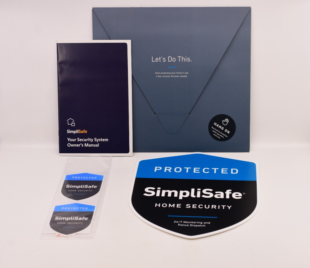 SimpliSafe Base Station BS3W & Keypad KP3W Sing Stake SSYSTK3 (GEN3) Brand New