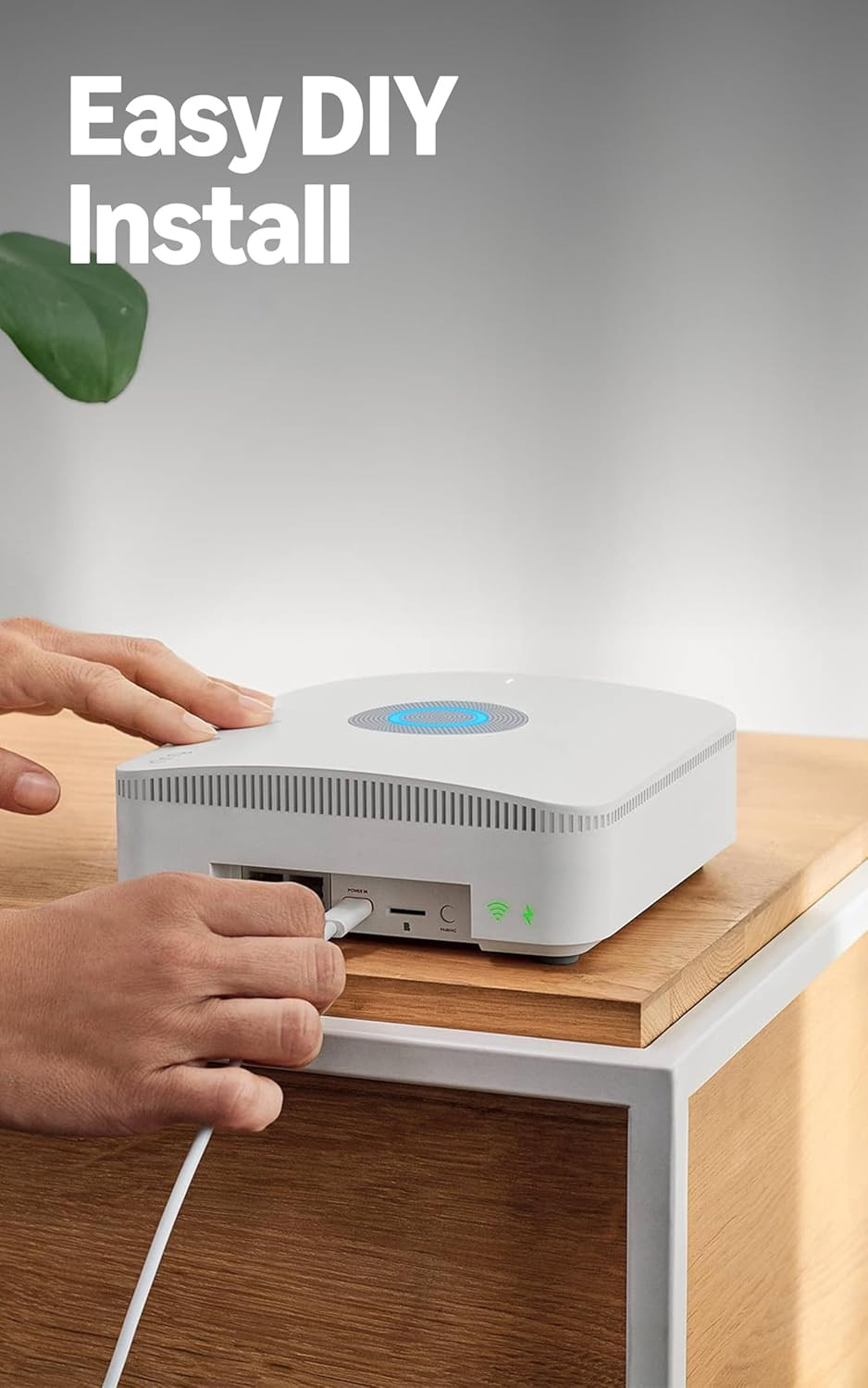 Alarm Pro Base Station (Newest Model), with Built-In Eero Wi-Fi 6 Router