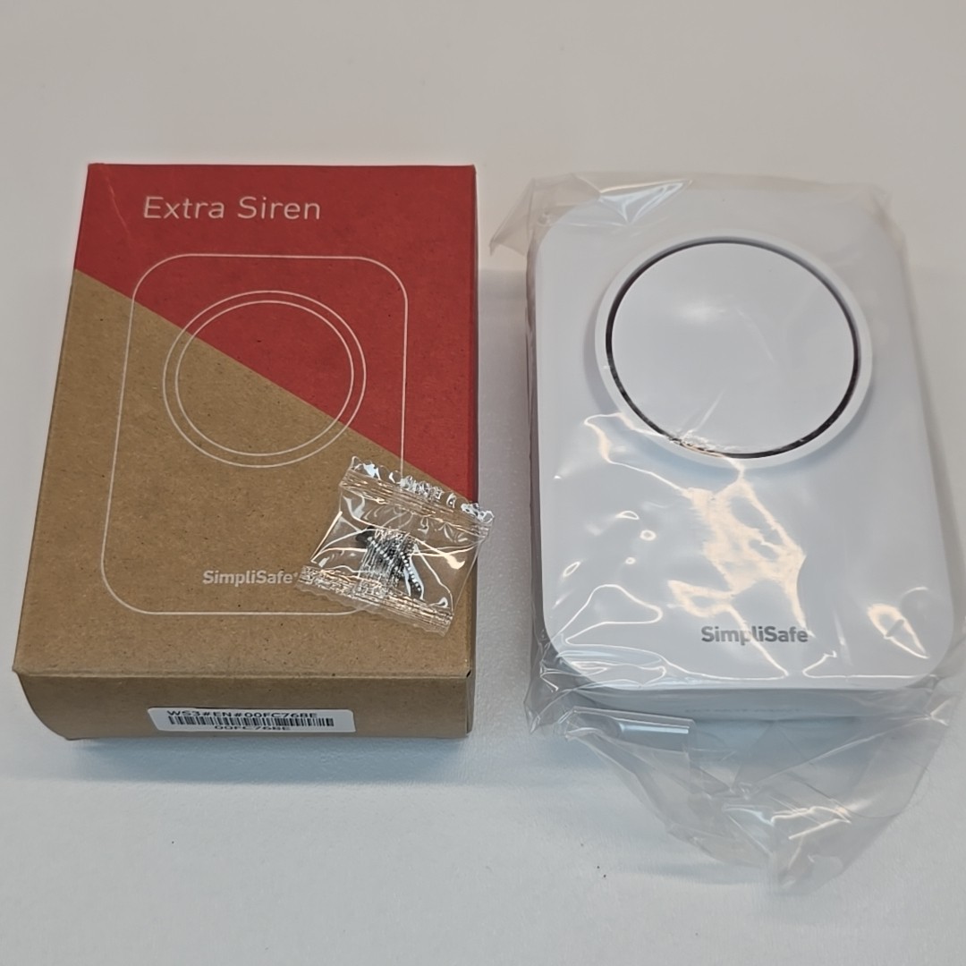 SimpliSafe Extra Siren 105dB ( WS3 ) – Indoor / Outdoor Ships Free Tested