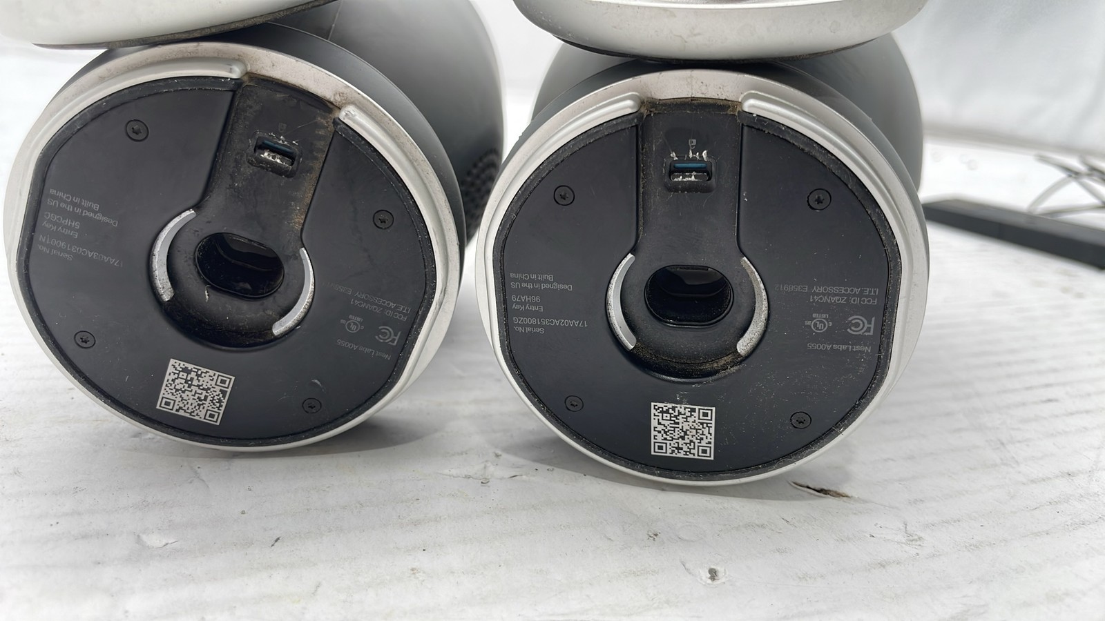 Google Nest Labs Model A0055 Cam IQ Outdoor Security Camera 1080p HD Lot of 2