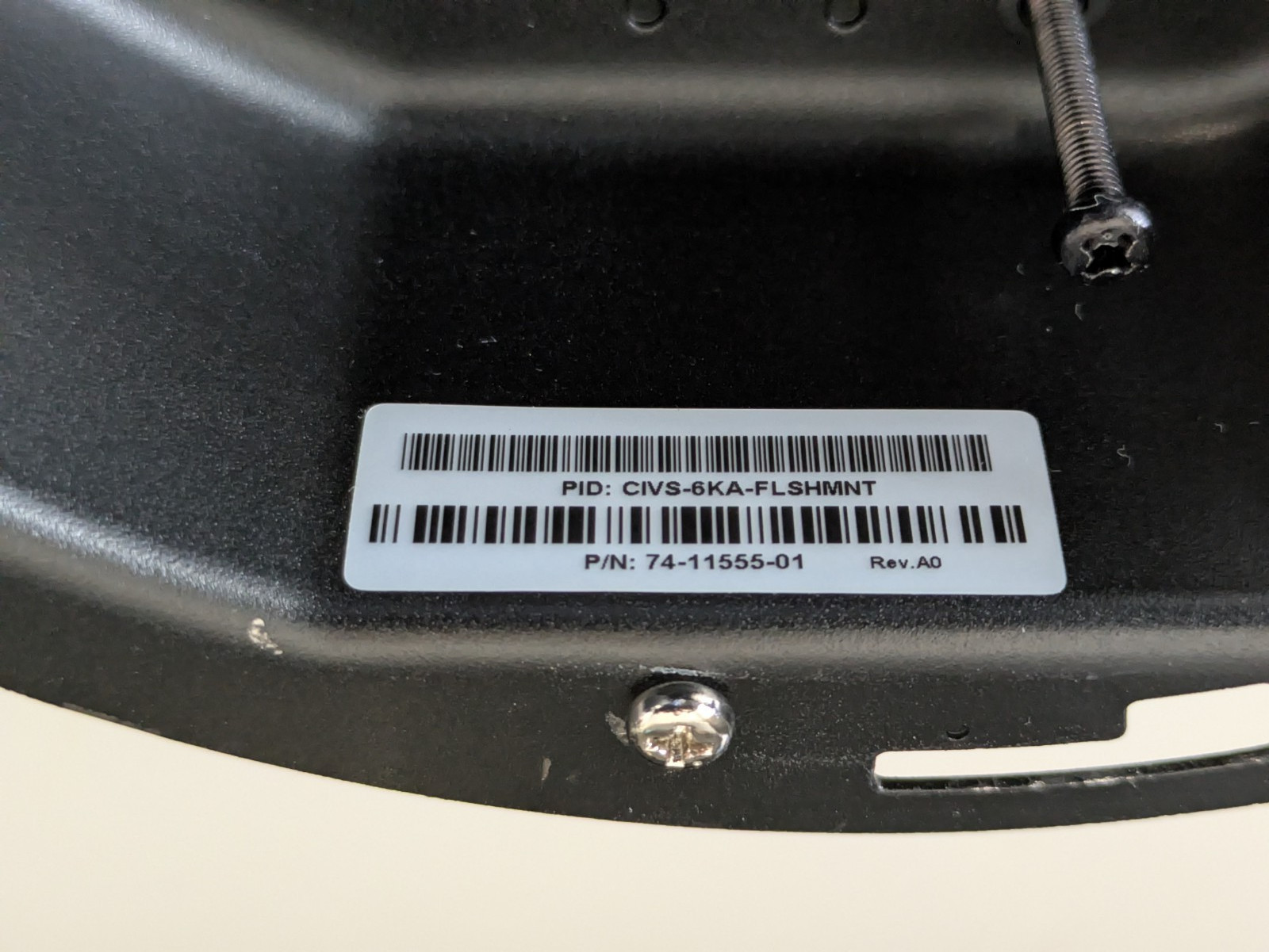 Cisco CIVS-IPC-6620 WDR PoE Dome IP Surveillance Camera w/ Flush Mounting System