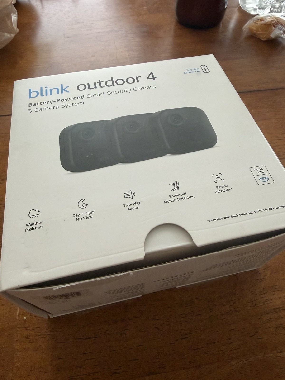 Blink Outdoor 4 Wireless Battery 3-Camera System 1080p Night Vision Alexa