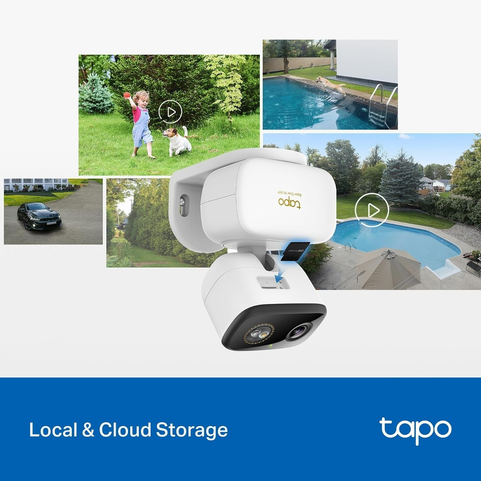 Tapo C236 3K 5MP Security Camera, Pan/Tilt, Night Vision, Alexa Compatible