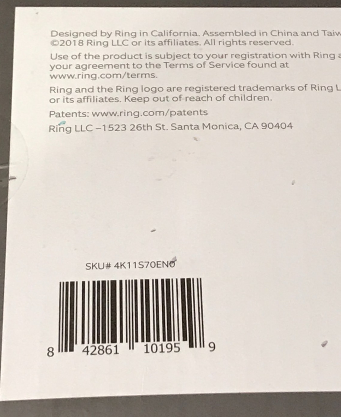 Ring Wireless Security Alarm + Motion Detector + Contact Sensor (2 pack) – New