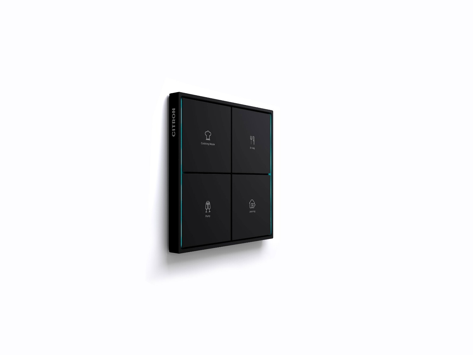 KNX KEYPAD 8 BUTTONS CITRON SQUARE OR RECTANGULAR LUXURY