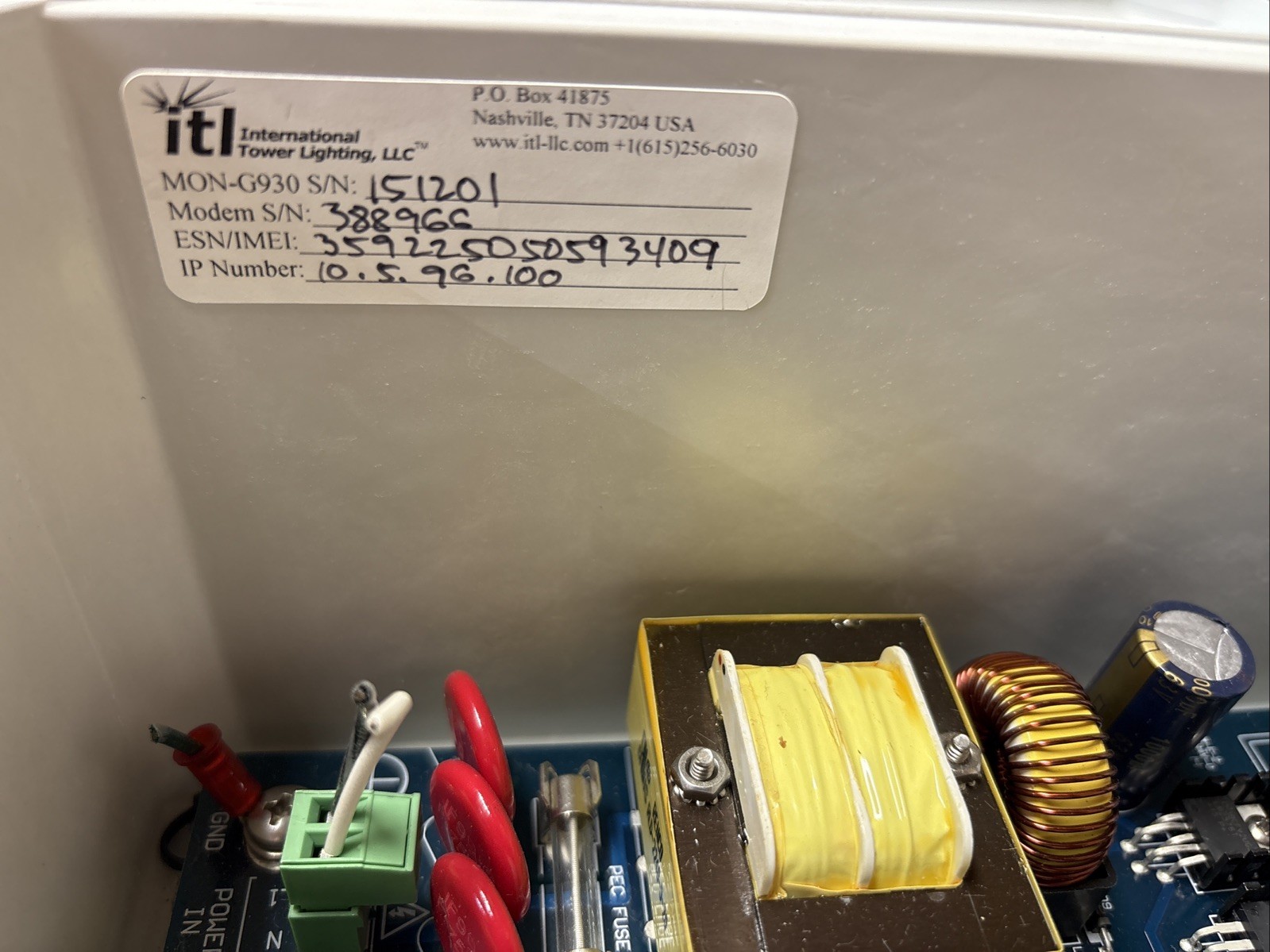 Mon – G930 Communication Module- International Tower Lighting