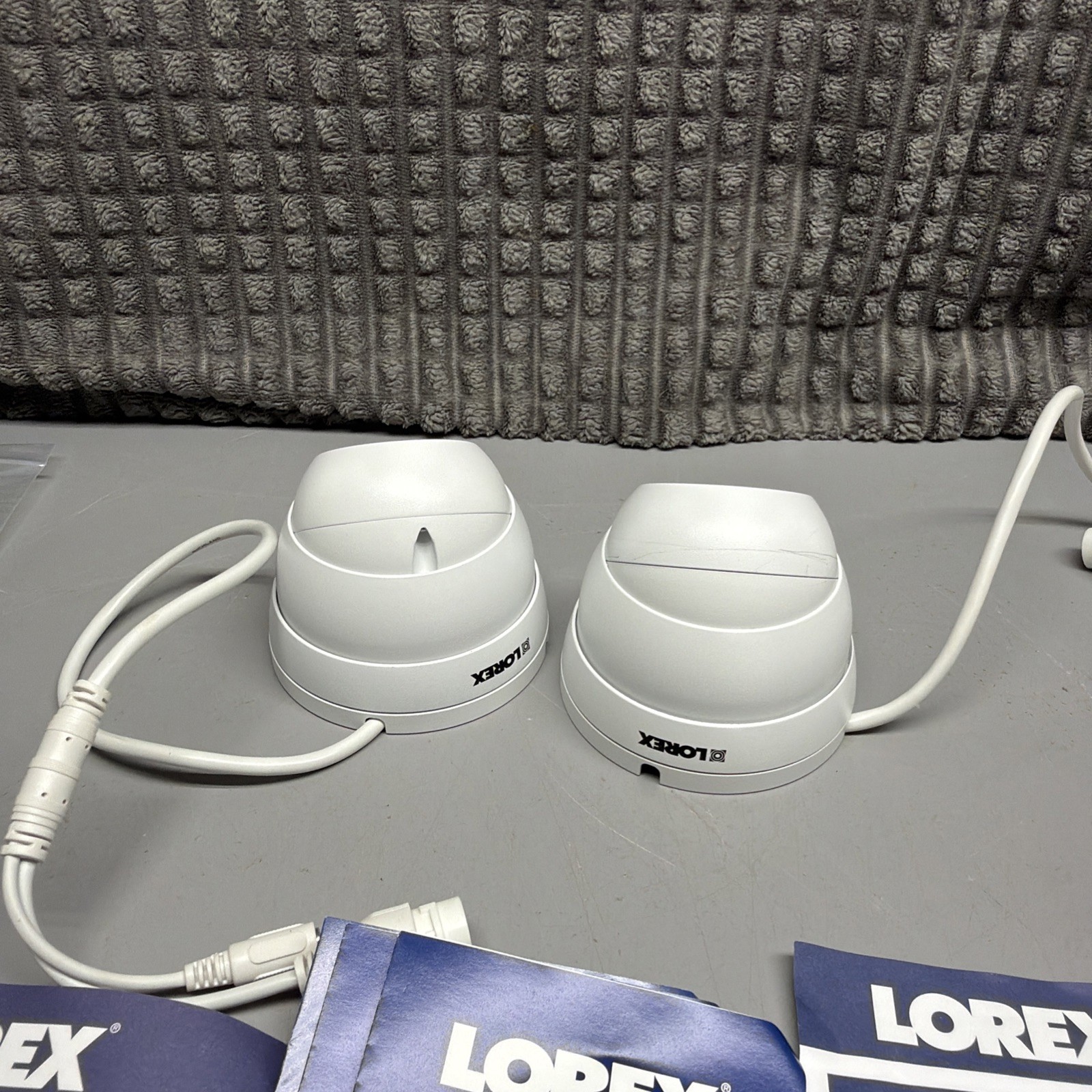 Lorex LNE4172S-C 4MP HD IP IR Eyeball Dome Camera White Lot Of 2 New Open Box