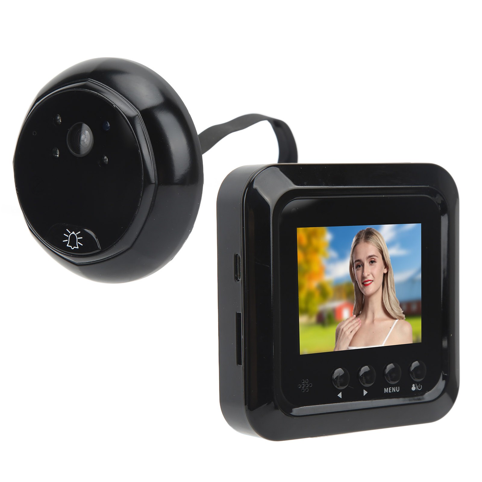 Video Door Phone System Digital Door Viewer Infrared Night 160 Degree
