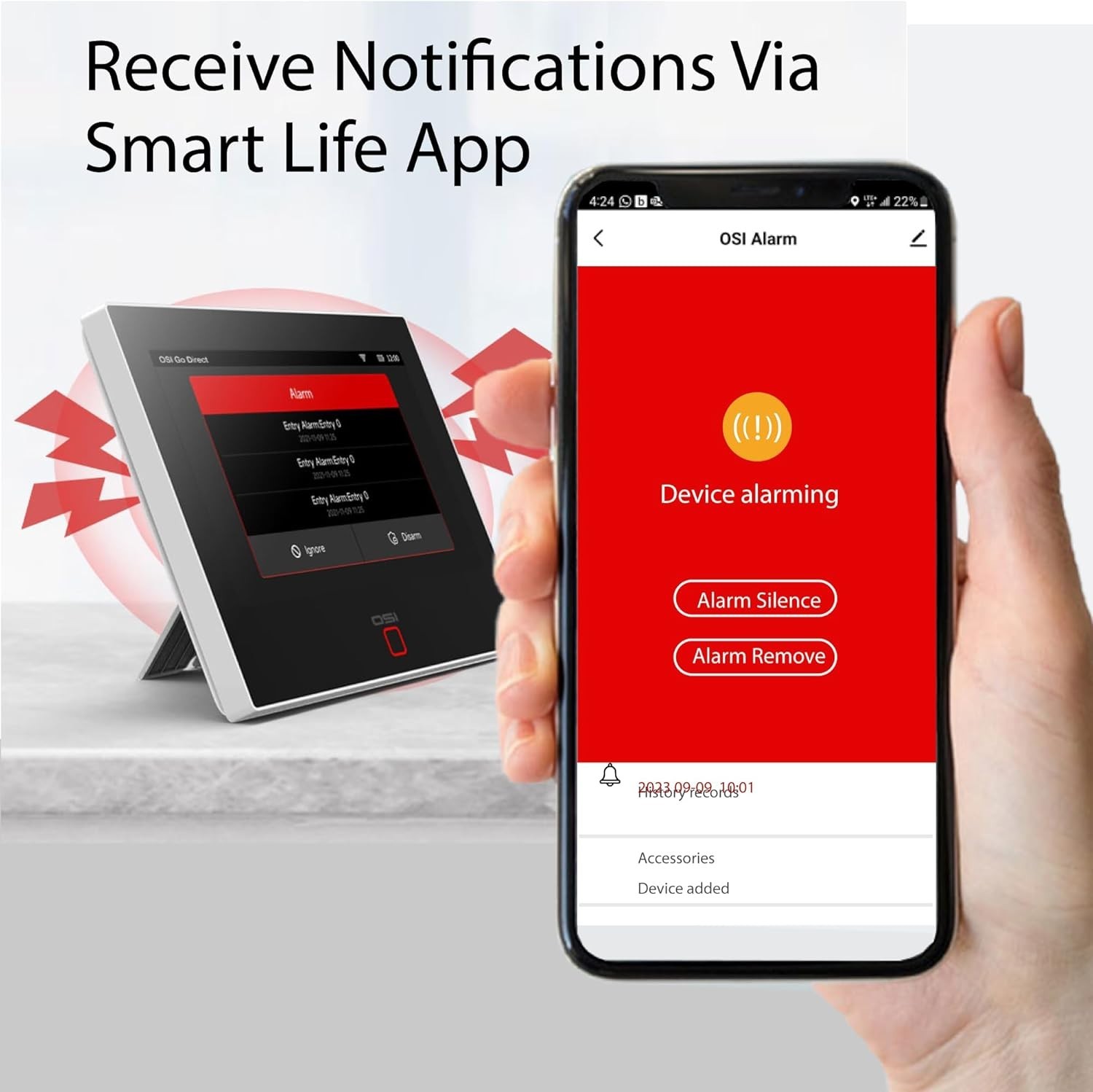 Alarm System for Home Security Gen 211 piece. DIY, Touch Screen, Motion Detec…