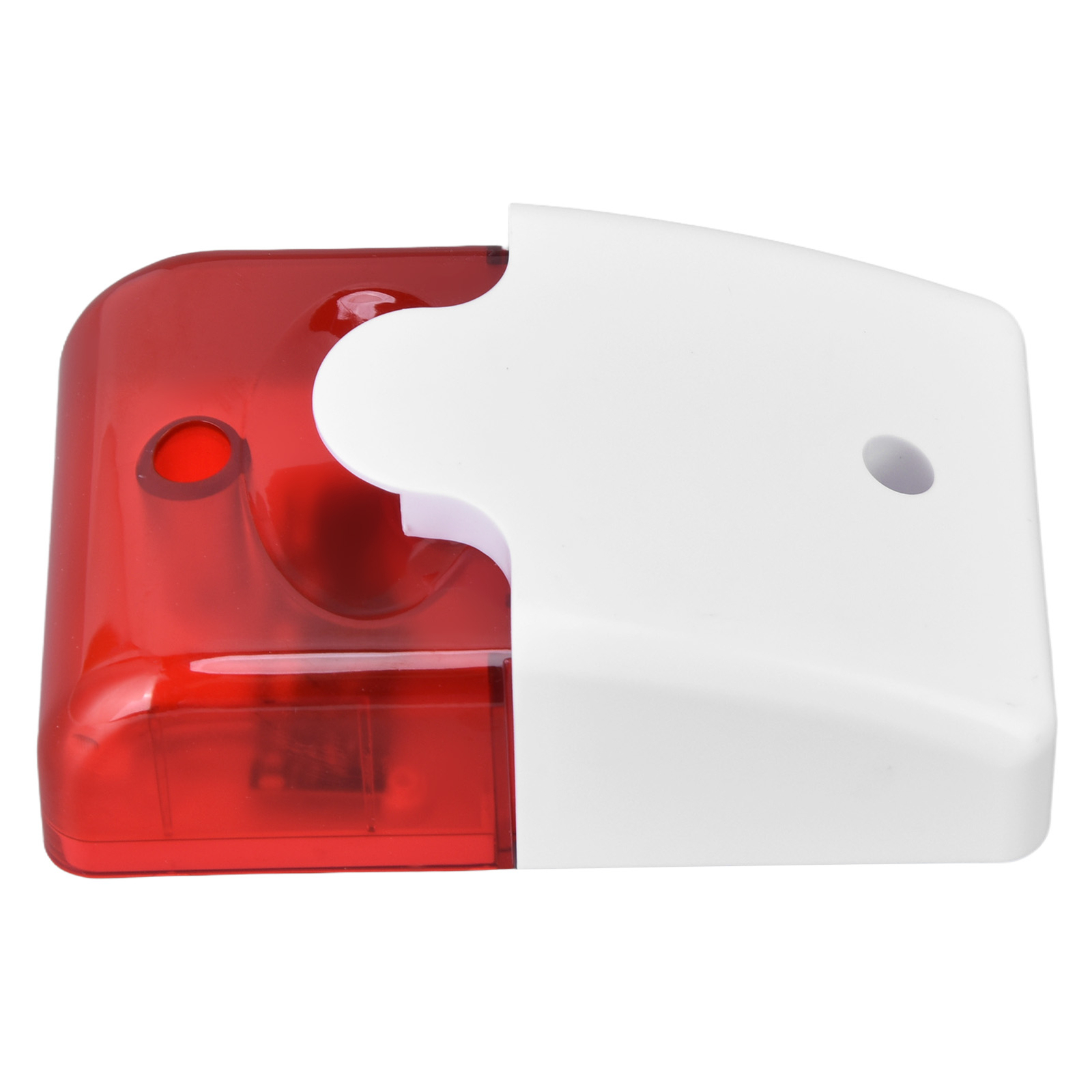 Alarm Siren Wired Strobe Siren DC 12V Red Light Flashing And Sound Buzzer For AC