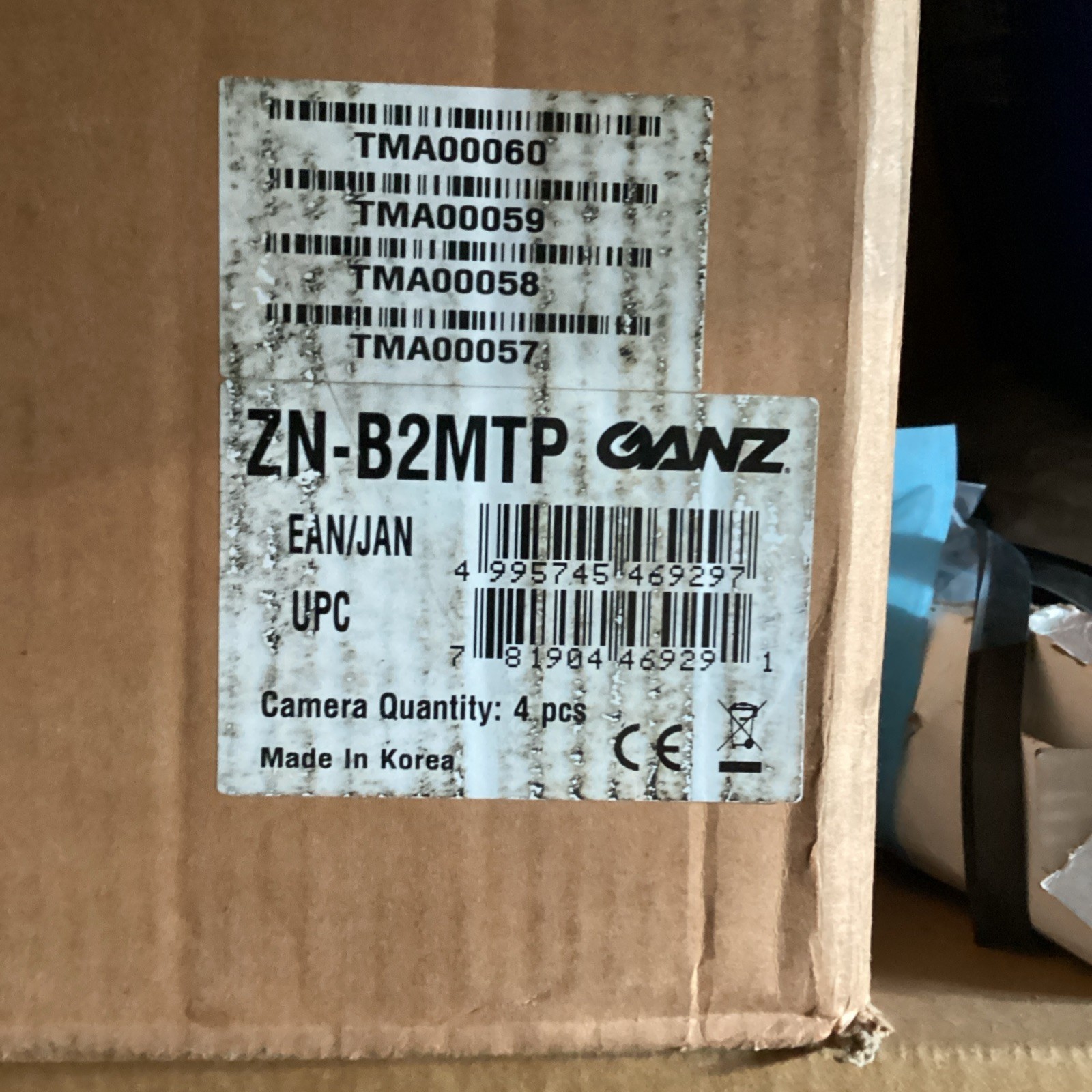 Ganz PixelPro ZN-B2MTP Security IP Color Camera W/ 3-9mm HD-1080p 42IR DCP NEW!
