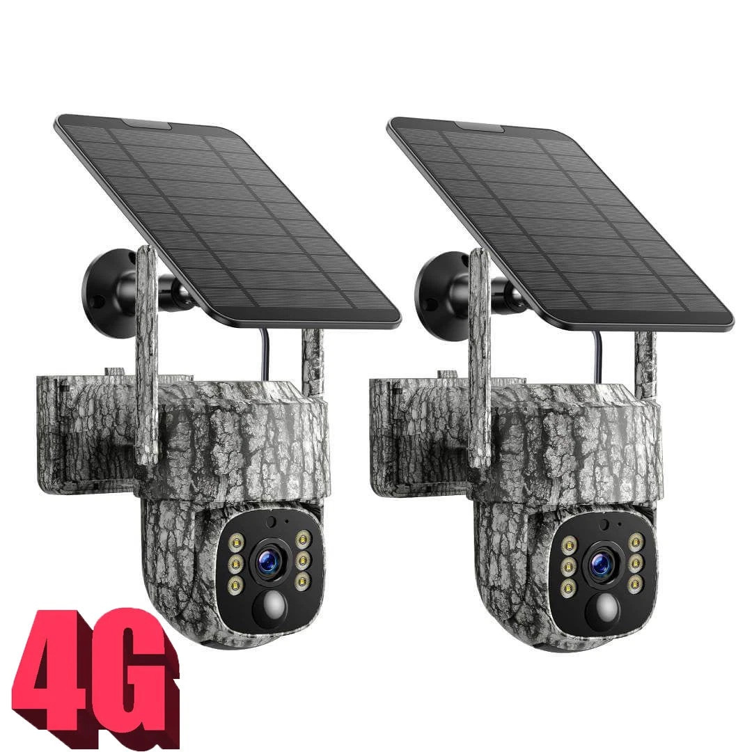4G LTE Cellular Security Camera with 2.5K Live Streaming for Hunting Trail Game