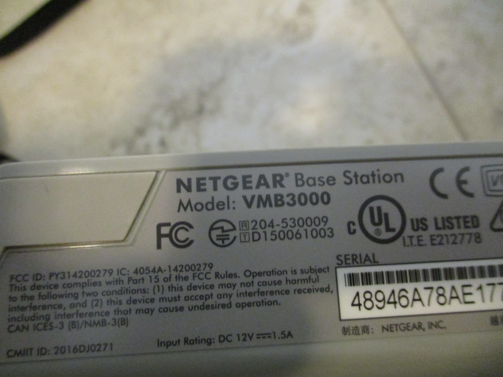 Netgear Arlo VMS3430 Security Camera System-base station and 1 cameras–VMC 3030