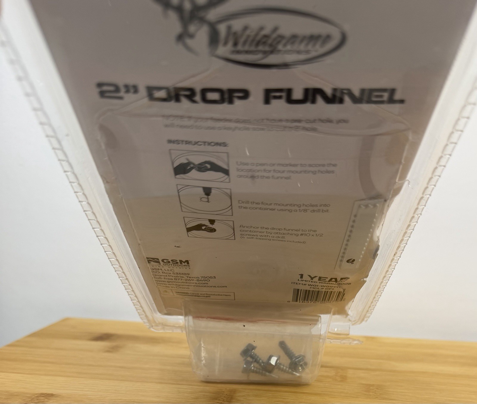 WILDGAME INNOVATIONS 2″ Drop Funnel for Deer Feeder | One Size,