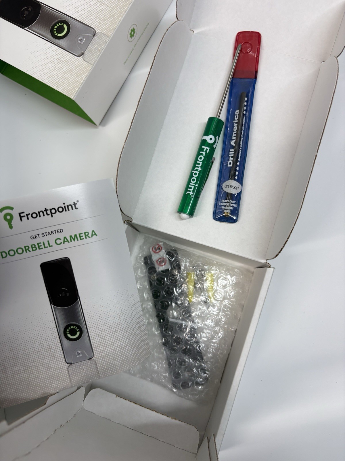 Frontpoint Smart Home Security System Bundle Kit Hub Keypad Doorbell Sensors