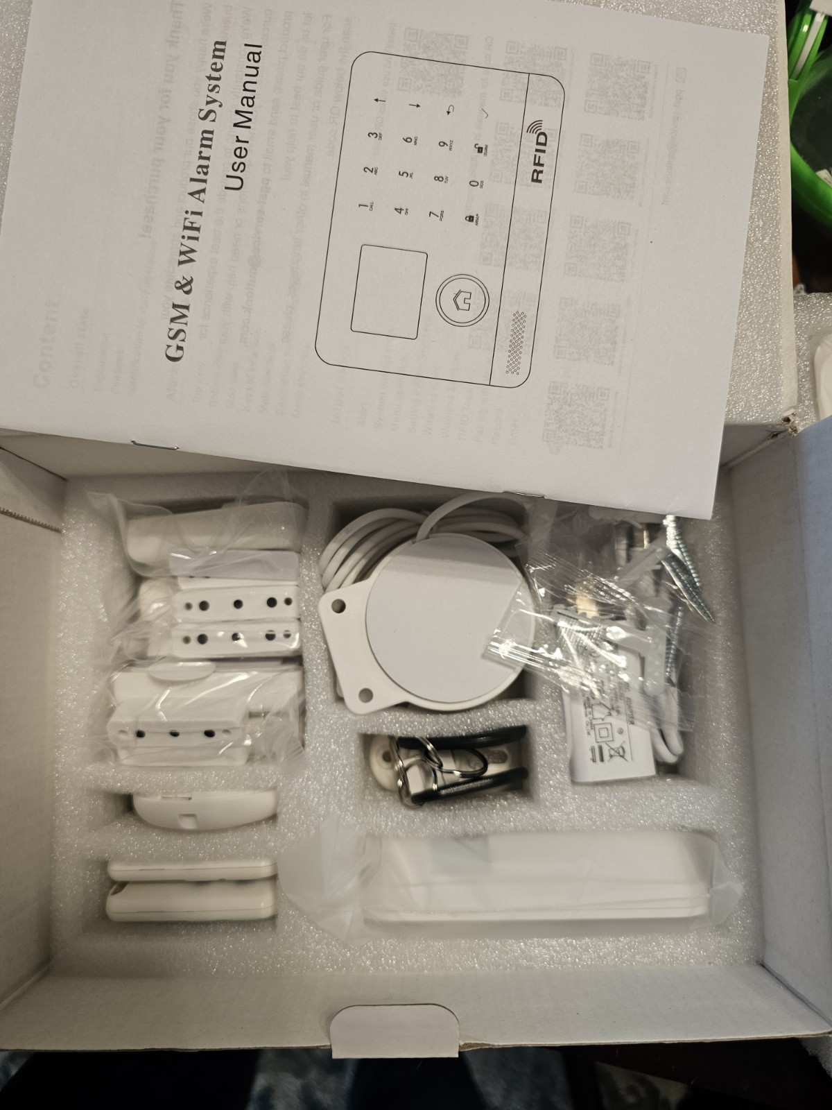 Wirless Intelligent Burglar Home Security Alarm System 433MHz GSM App Control