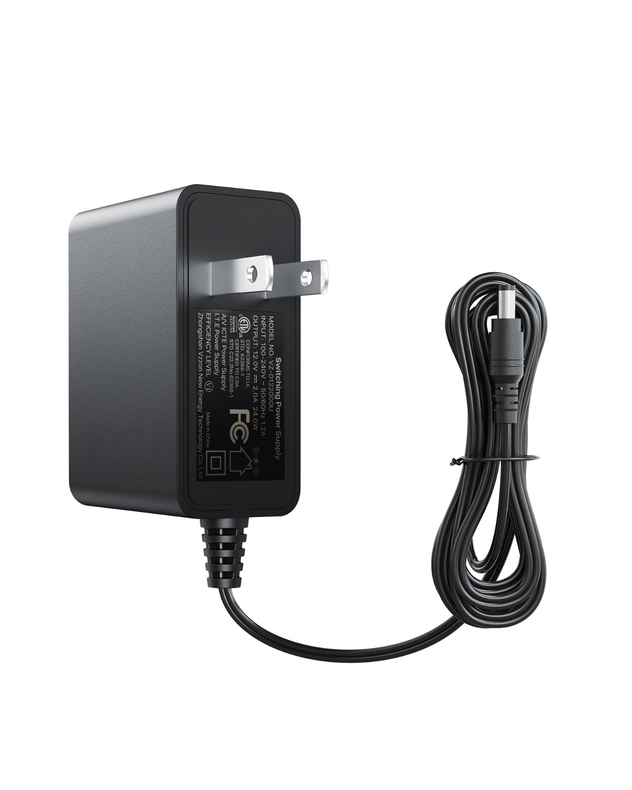ZOSI DC 12V 2A 2000mA US CCTV Power Supply Adapter for Home Security Cam System
