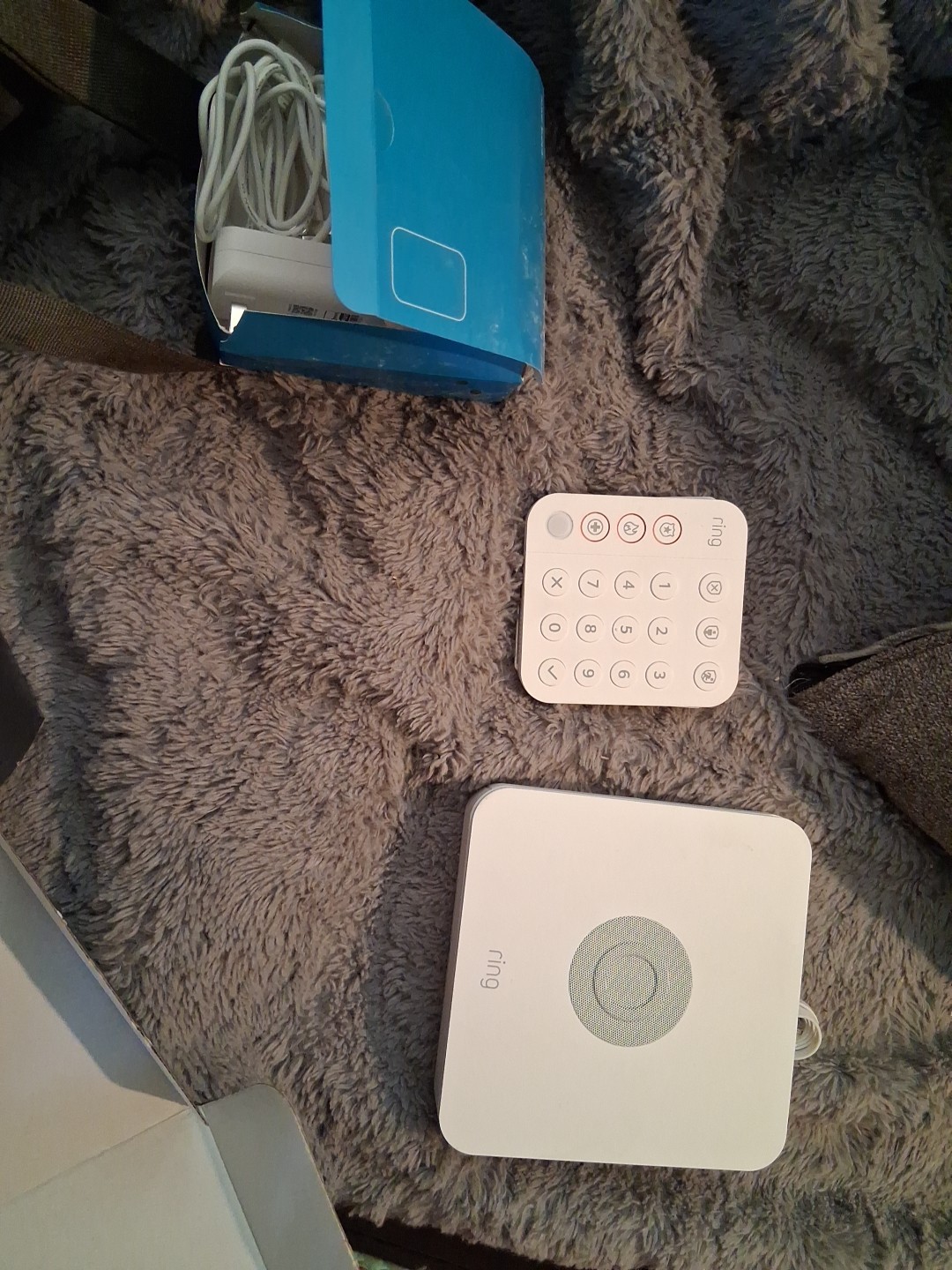 Ring Alarm Z-Wave Plus Base Station US W/Power Cord, Keypad, Range Extender