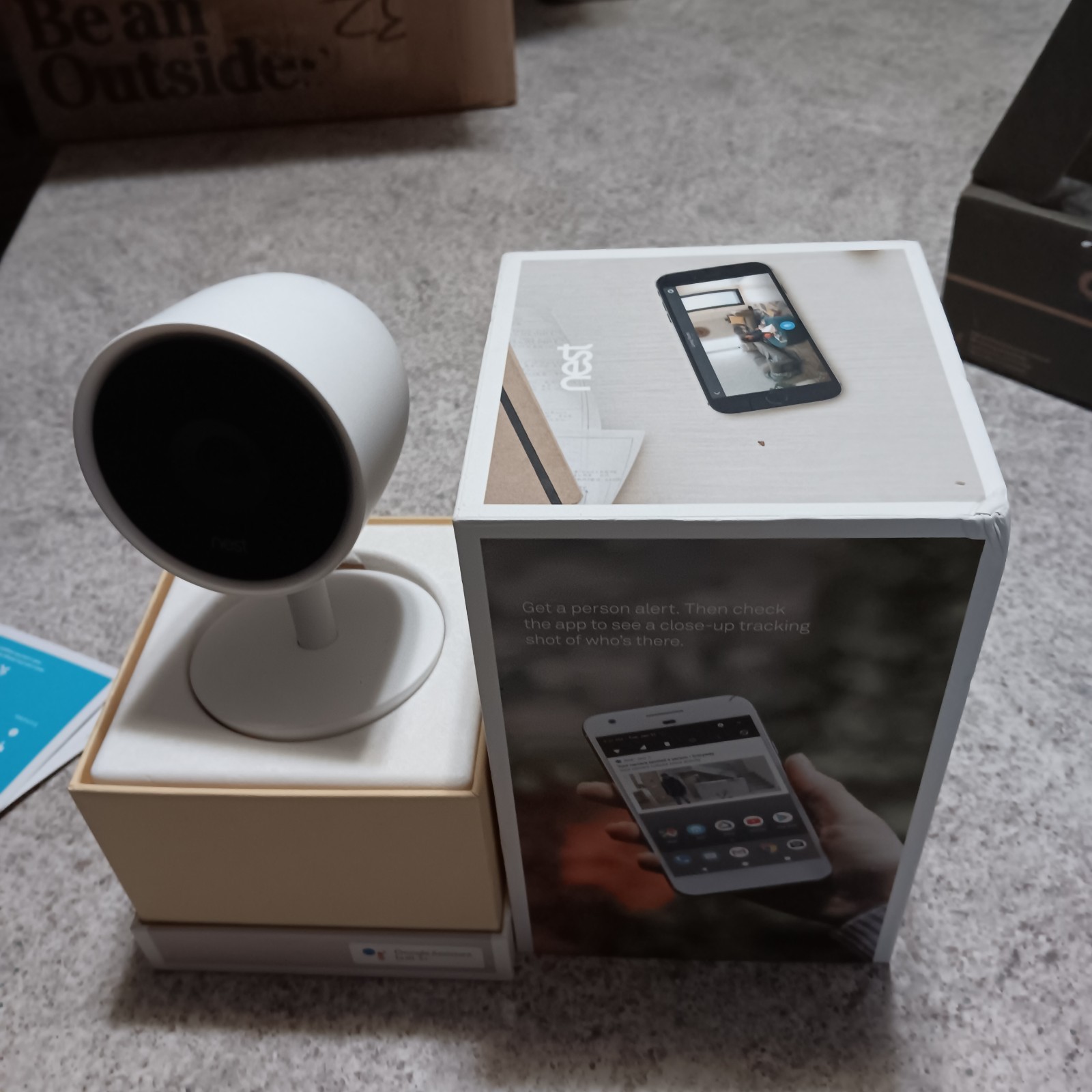 Google NEST Cam IQ Indoor Smart 1080P HD Security Camera A0053 NC3100US
