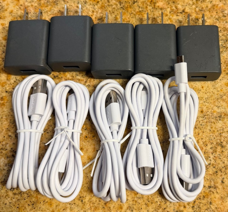 5X SimpliSafe Indoor Camera Wi-Fi HD Security Cameras & AC Power Adapter