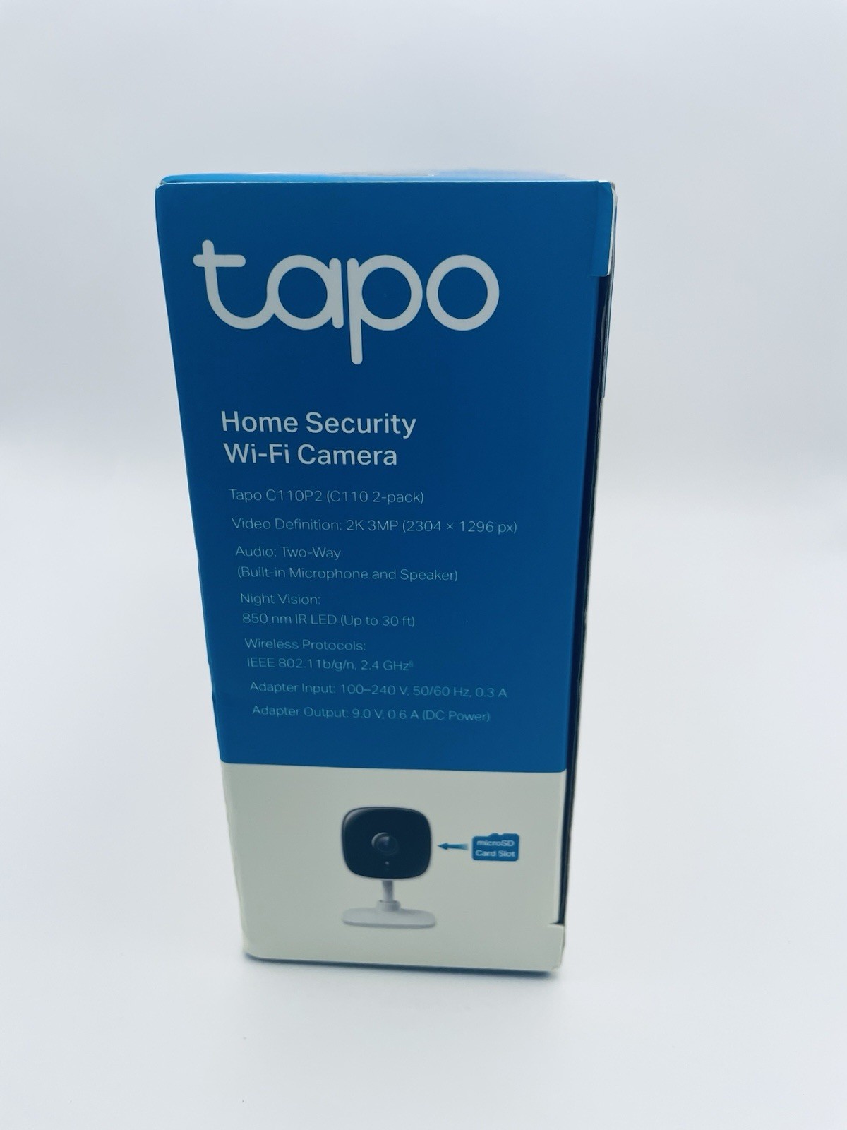 TP-Link Tapo 2K Security Camera 2-Pack (Tapo C110P2) – OPEN BOX