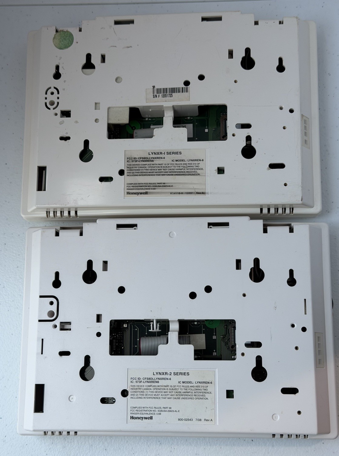 Honeywell LYNXR-1/LYNXR-2 Series Security Panel Lot Untested