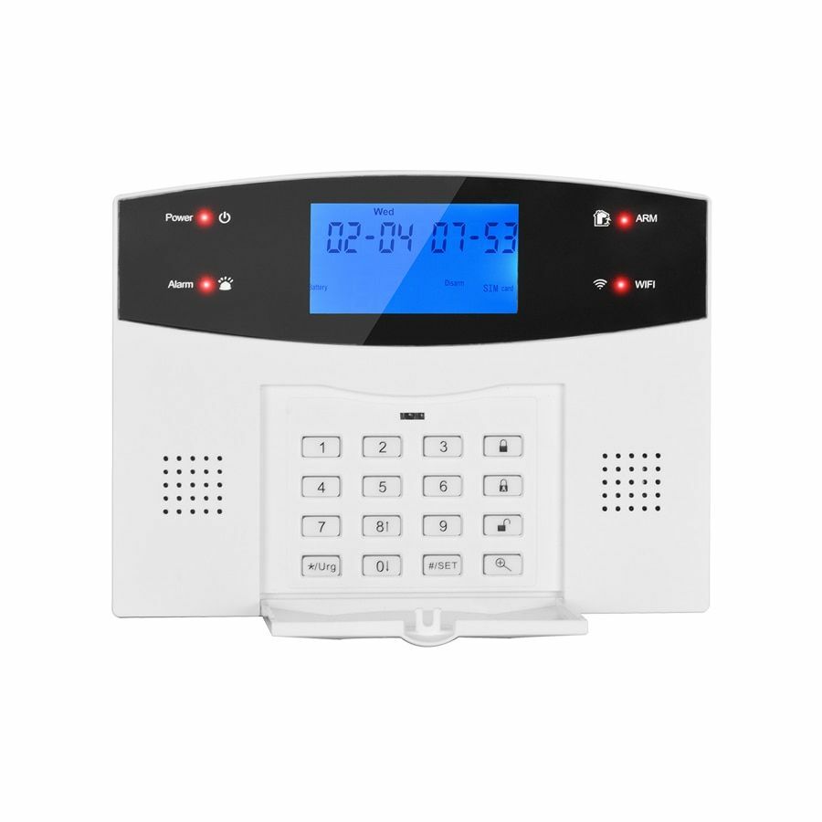 IOS Android APP Control Wireless Home Security GSM Alarm System Two-Way Intercom