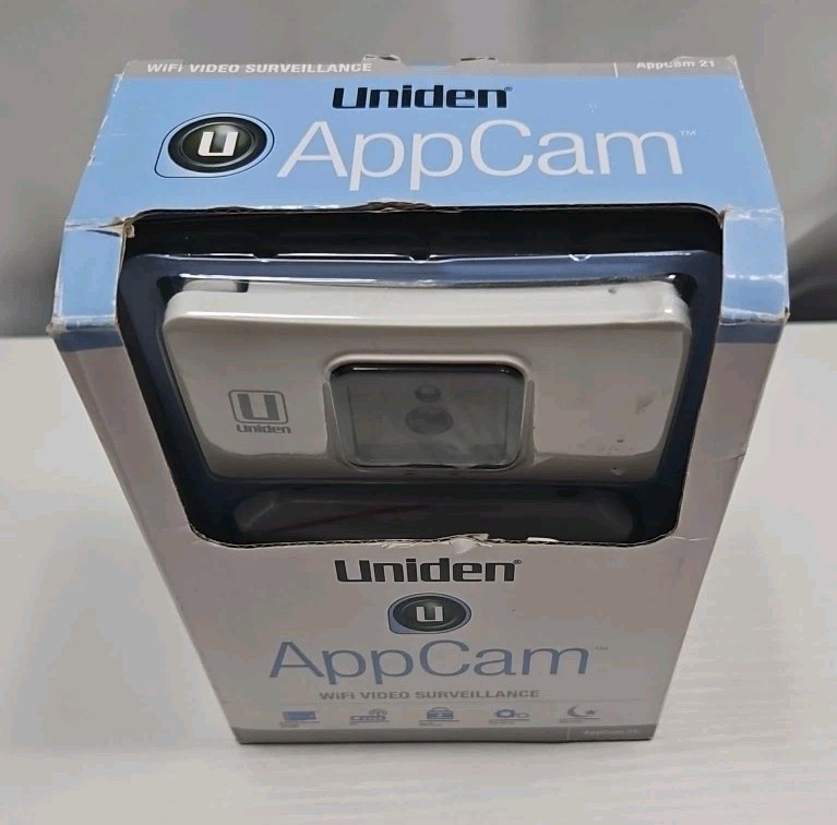 Uniden APPCAM21 Indoor Wireless WIFI Camera – Monitor Anywhere – No PC Required