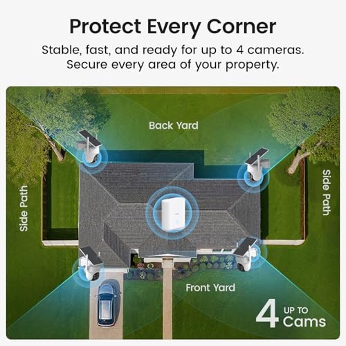 Security Cameras Outdoor Wireless, 4 Cam-Kit, No Subscription 4-Cam-Kit