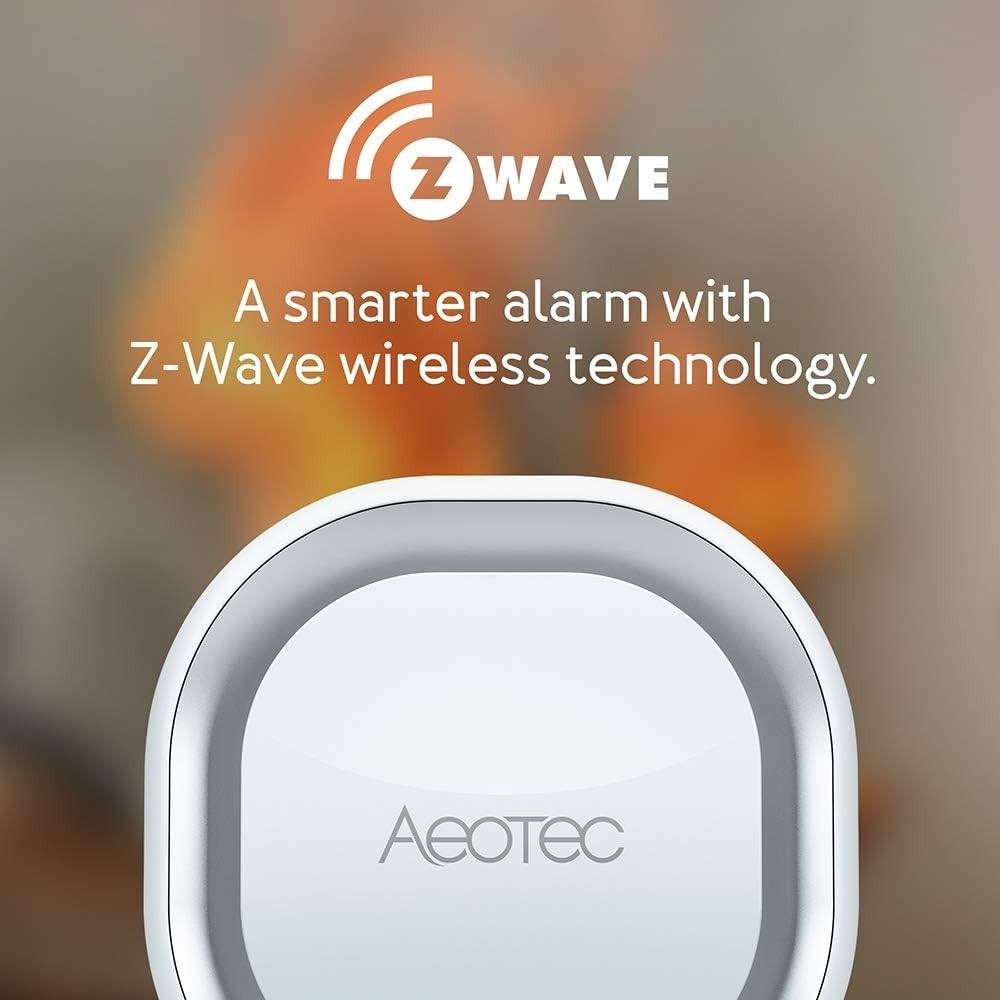 110dB Z-Wave Plus S2 Enabled Security Siren with Visual Alert & Battery Backup