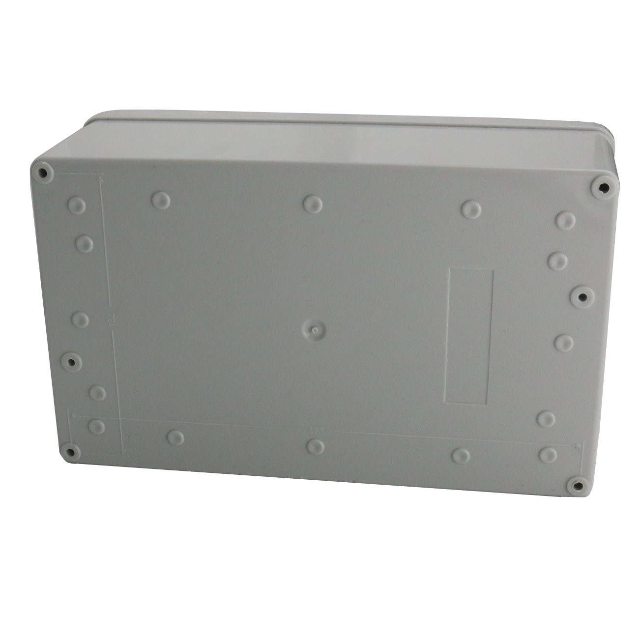 Ogrmar Plastic Dustproof IP65 Junction Box DIY Case 10″x 6″x 4″, Grey
