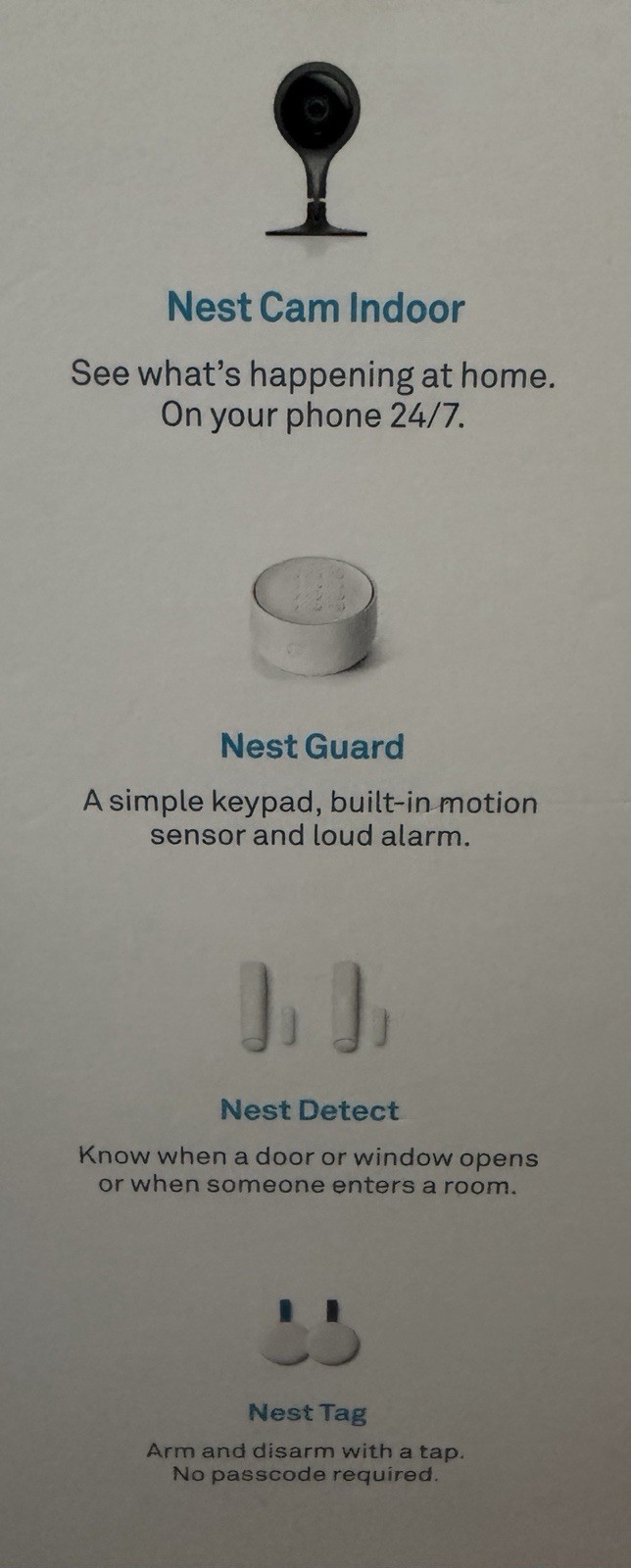 New, Sealed Nest Secure + Nest Cam Indoor Bundle Kit **FREE SHIPPING**
