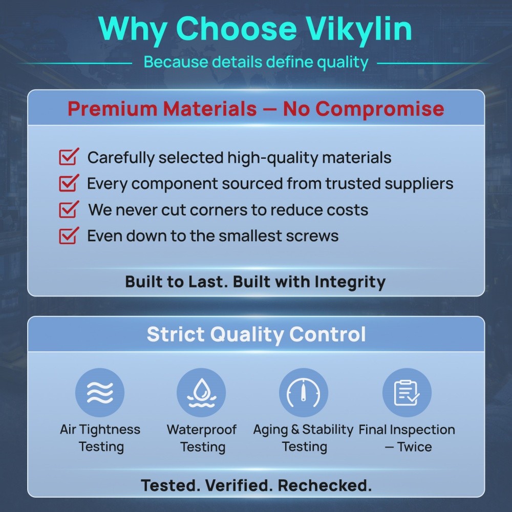 Vikylin 16CH 16POE NVR Kit 5MP IR Turret Security IP Camera POE IR MIC NDAA Lot