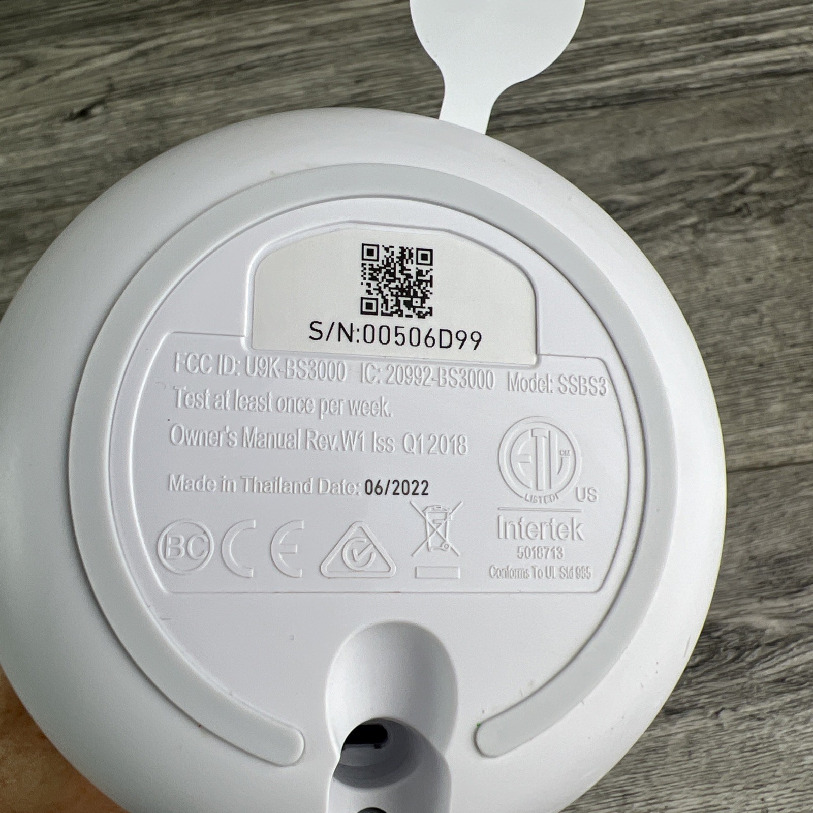 Simplisafe SSBS3 Home Security Base **No Power Cord **NEW