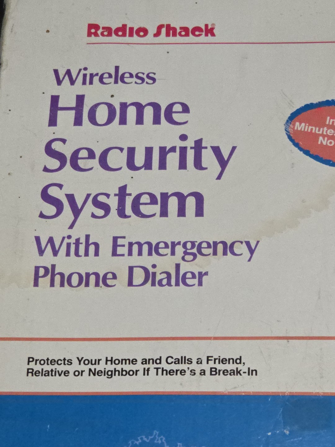 Radio Shack Wireless Home Security System from 1994 – 61-2610 49-2551A