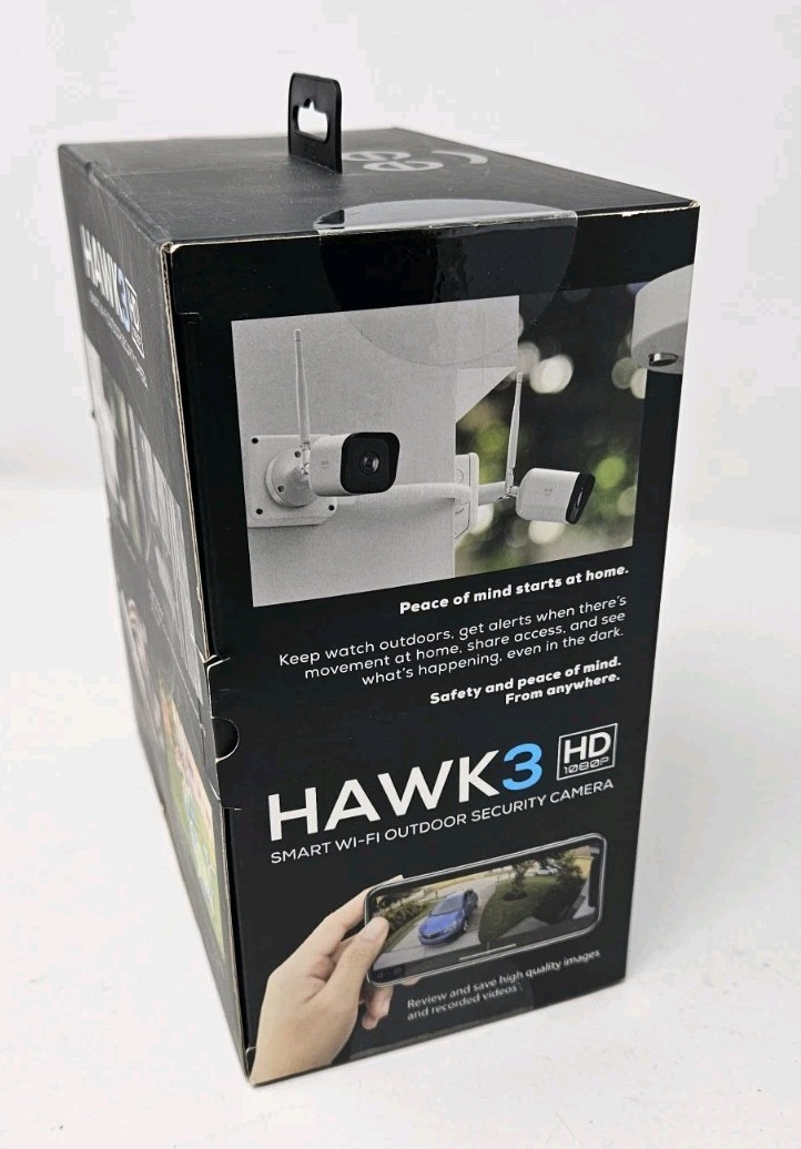 Geeni Hawk 3 Outdoor Smart WiFi Security Camera NEW IN BOX Works w/ Alexa Motion