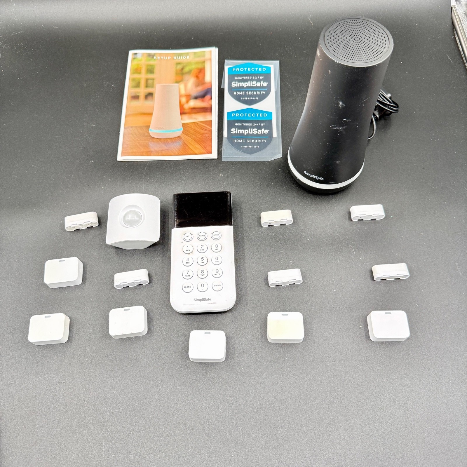 SimpliSafe Wireless Home Security System Gen 3 – Base Station, Keypad 7, Sensors