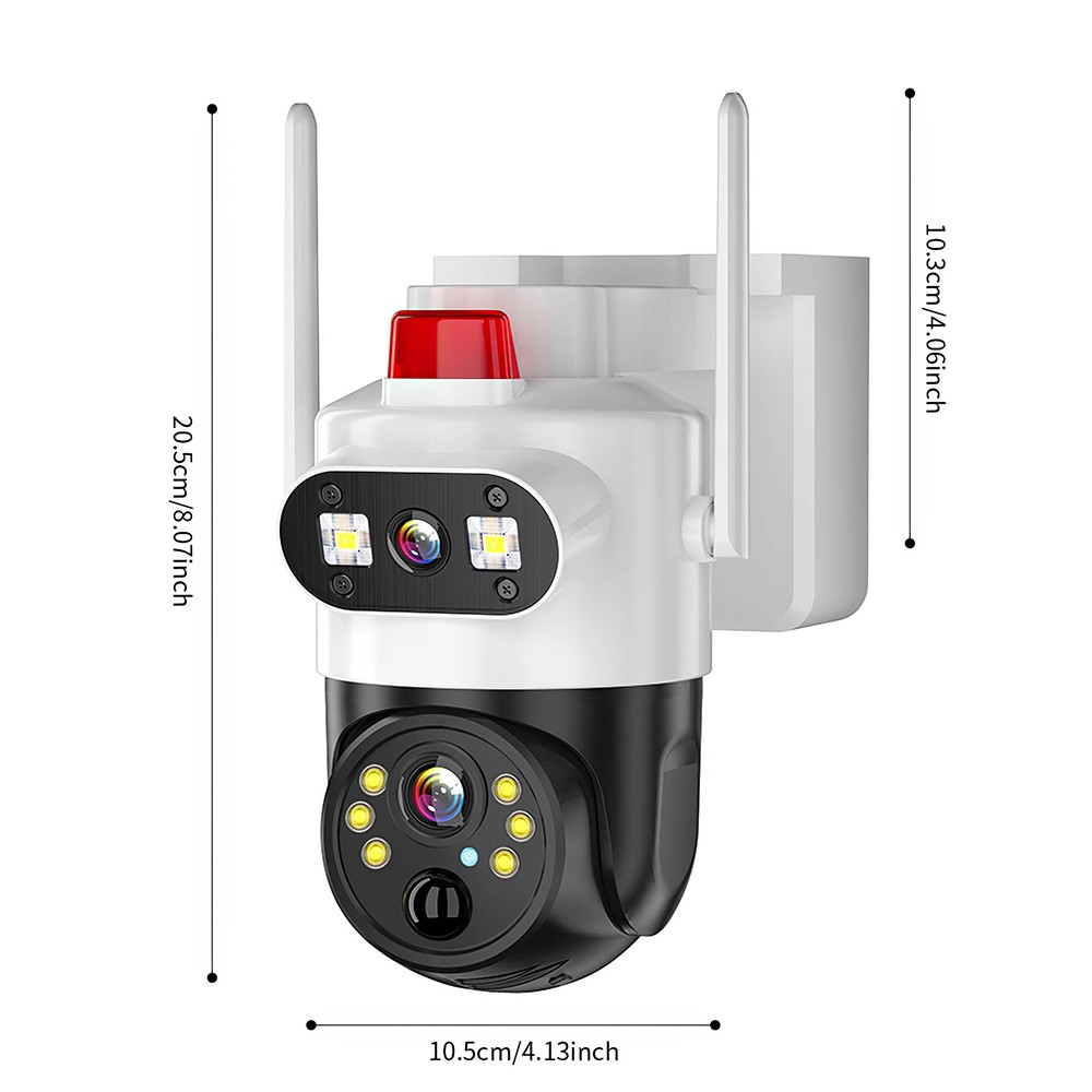 4 Camara De Seguridad Solar Inalambricas Para Exterior Con Vision Nocturna Audio