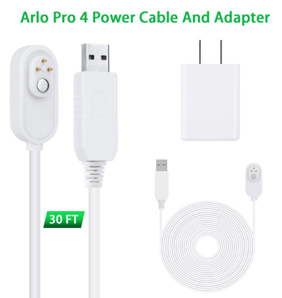 Arlo Camera Charger Outdoor&Indoor, Power for Arlo Pro 3, Arlo Pro 4, Arlo Ultra