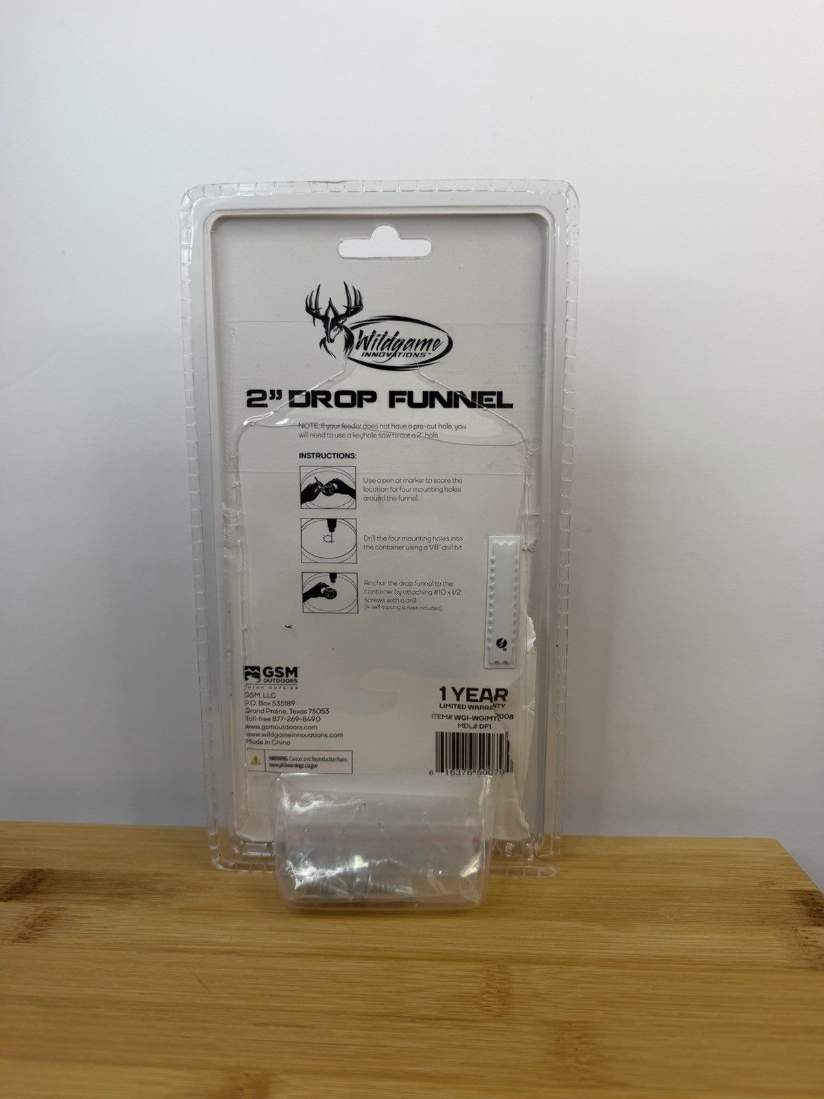 WILDGAME INNOVATIONS 2″ Drop Funnel for Deer Feeder | One Size,