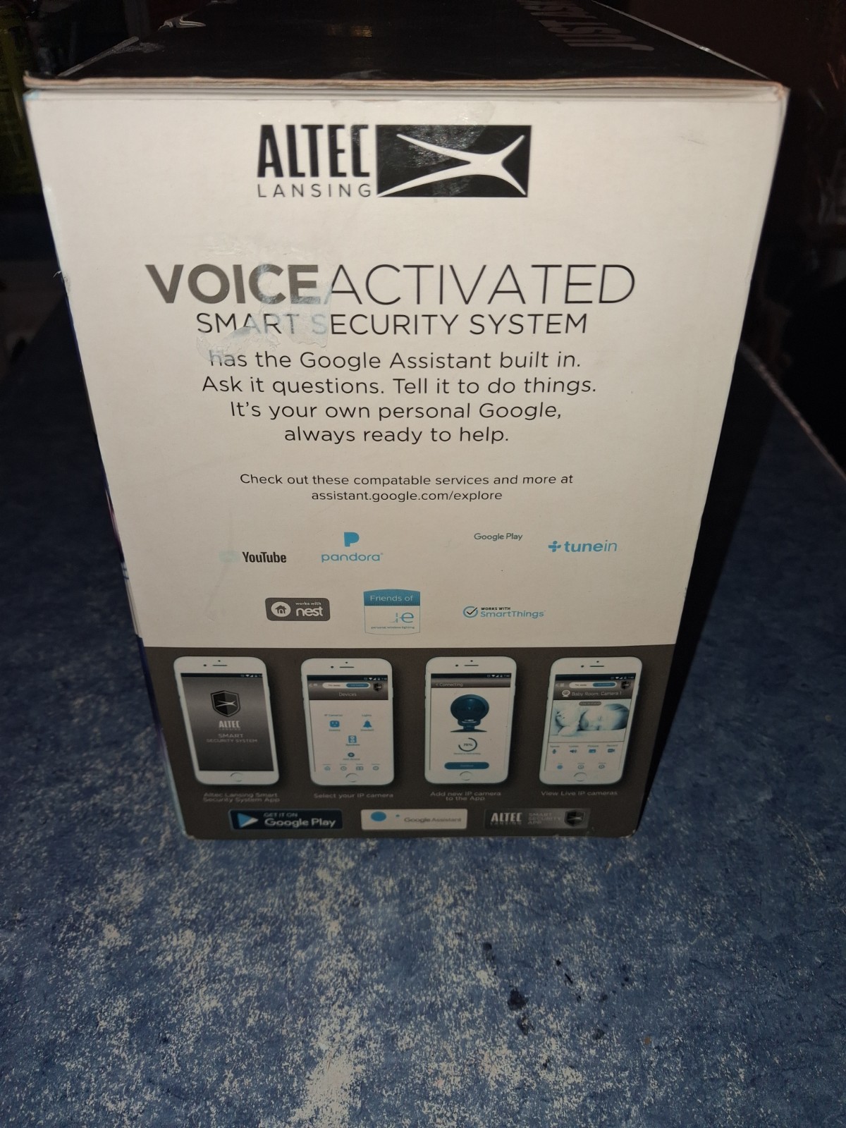 New Altec Lansing Smart Security System – Wi-Fi Camera & Speaker Voice Activated