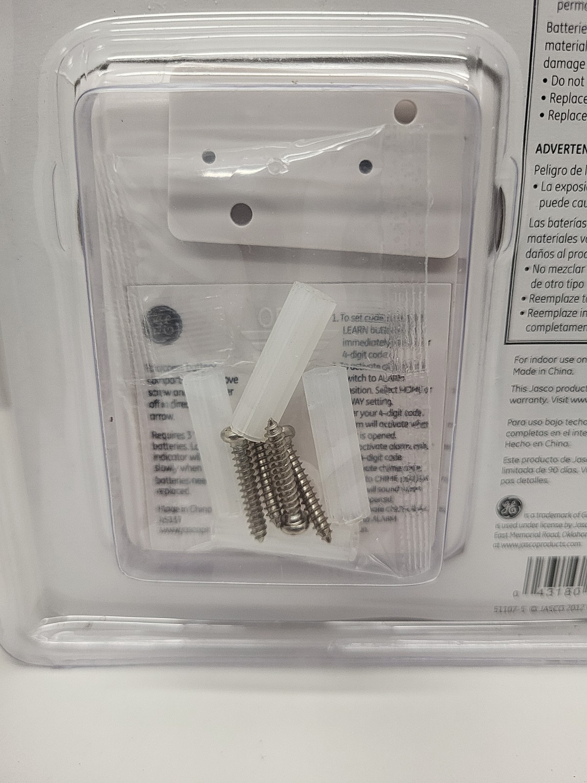 GE Window / Door Alarm Kit Personal Security Entry Chime Mode 51107 New