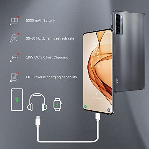 20S Unlocked Android Smartphone with 6.67” Dotch FHD+ Display, 64MP Quad Rear