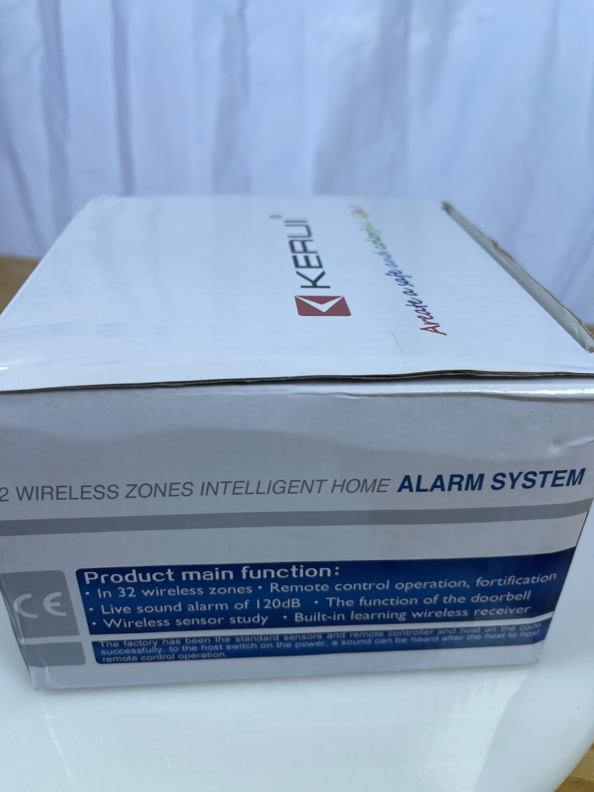 KERUI 32 Zone Wireless Home Alarm System Kit w/Siren PIR Sensors
