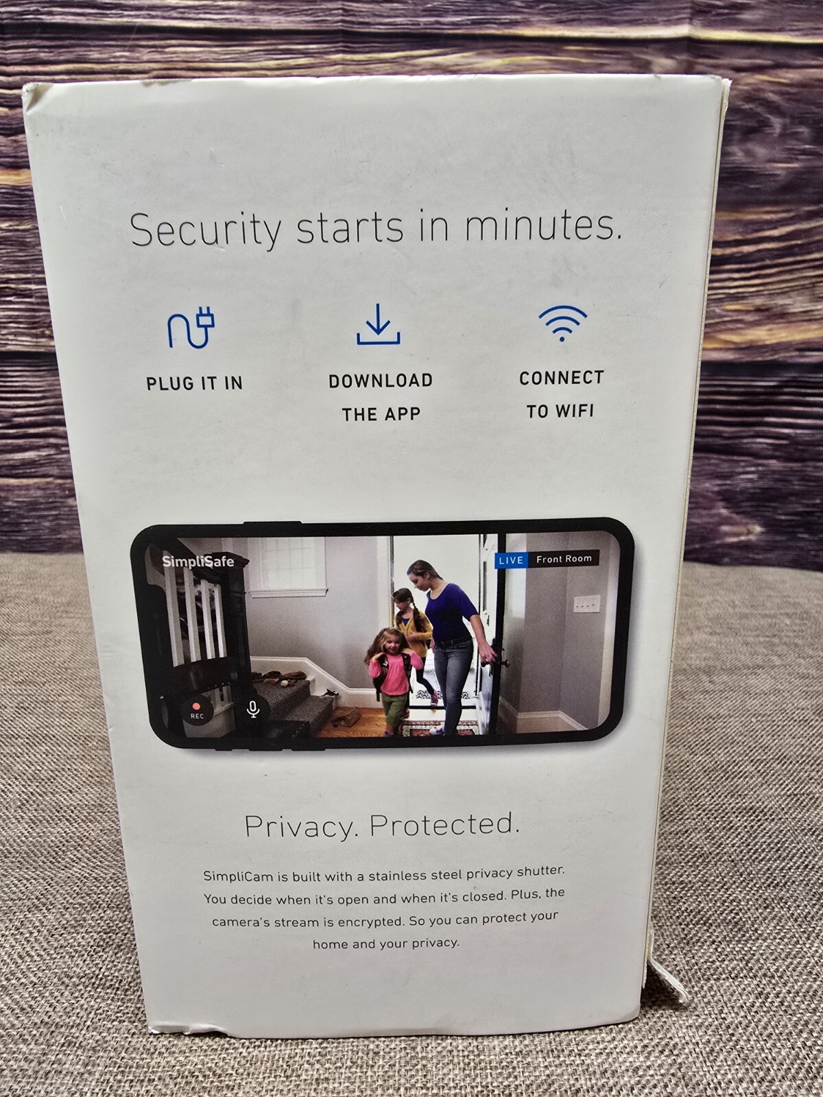 SimpliSafe SimpliCam 1080p Wireless Security Camera – Black